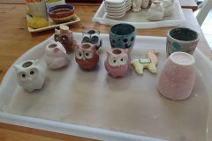 Keramik-Eulen
